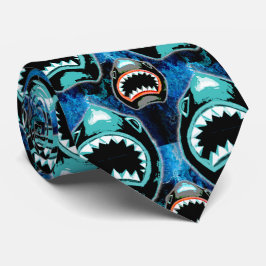 スケークマニアおもしろいマンガイラストレーション ネクタイ