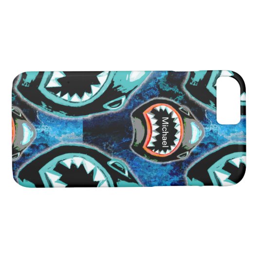 スケークマニアおもしろいマンガイラストレーション Case-Mate iPhoneケース (裏面(横))