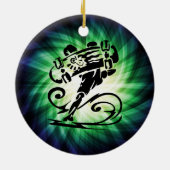 スケークールター;スケートボーダー セラミックオーナメント (裏面)