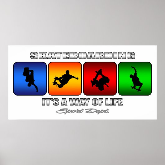 スケークールトボードそれは生活の方法である ポスター (正面)