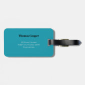 スケークールボードのサングラスにカンガルー ラゲッジタグ (裏面横)