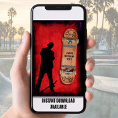 スケーグランジトボードハッピーバースデーカード カード