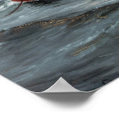 スケーゲンリーフの絵画飛行船 ポスター (角)