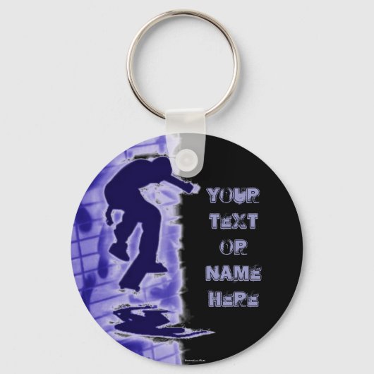 スケーターのキーチェーン キーホルダー (正面)