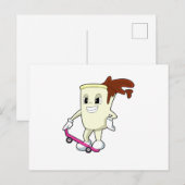 スケーターのコーヒー ポストカード (正面/裏面)