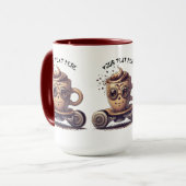 スケーターの中の相互コーヒー マグカップ (正面左)