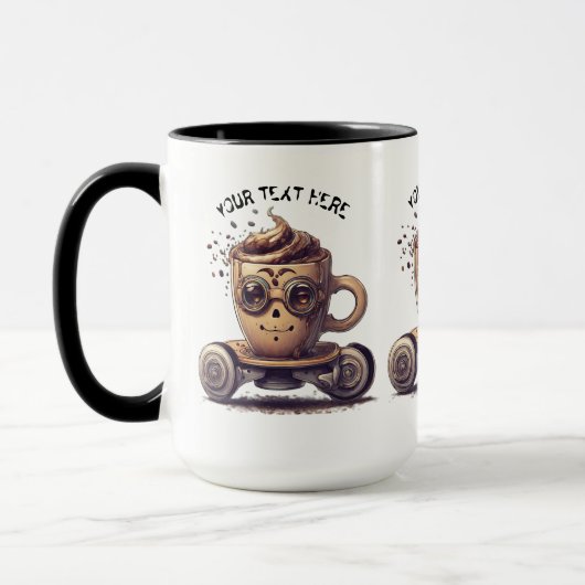 スケーターの中の相互コーヒー マグカップ (左)