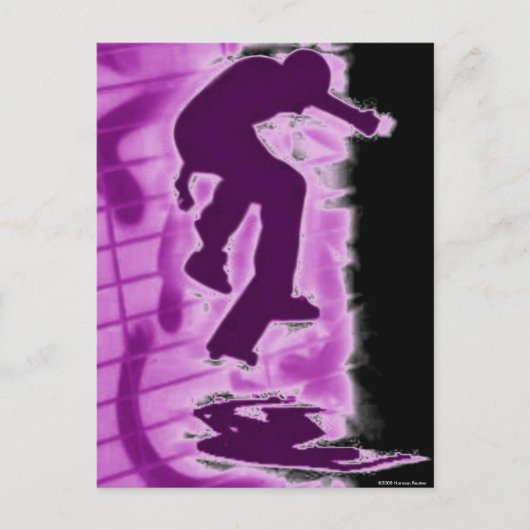 スケーターはがき ポストカード (正面)