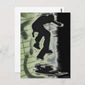 スケーターはがき ポストカード (正面/裏面)