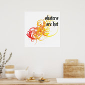 スケーターは暑い ポスター (キッチン)