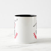 スケーターは空中で行う、むしろスケートで滑る ツートーンマグカップ (中央)