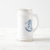 スケーターは空中で行う、むしろスケートで滑る ビールジョッキ (正面右)