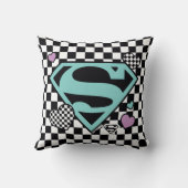 スケーターガールスーパーガールハートSシールド クッション (裏面)