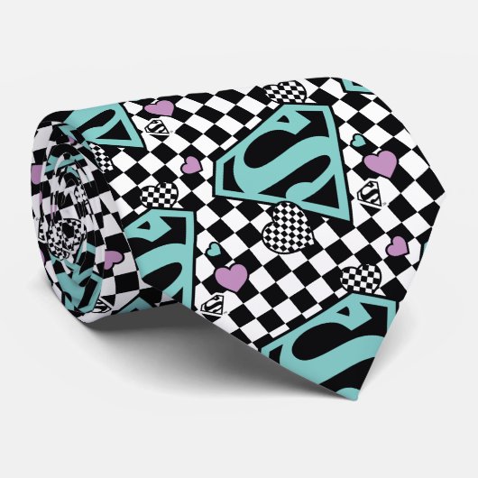 スケーターガールスーパーガールハートSシールド ネクタイ (ロール)