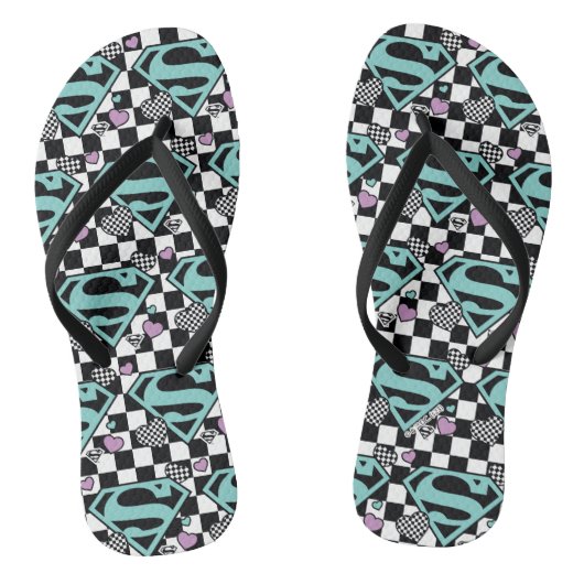 スケーターガールスーパーガールハートSシールド ビーチサンダル (ソール)