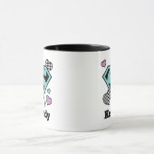 スケーターガールスーパーガールハートSシールド マグカップ (中央)