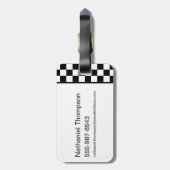 スケーターガールスーパーガールハートSシールド ラゲッジタグ (裏面縦)