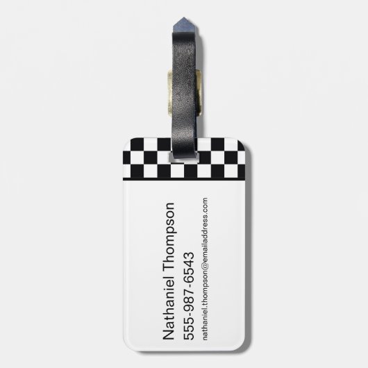 スケーターガールスーパーガールハートSシールド ラゲッジタグ (裏面縦)