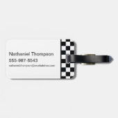 スケーターガールスーパーガールハートSシールド ラゲッジタグ (裏面横)