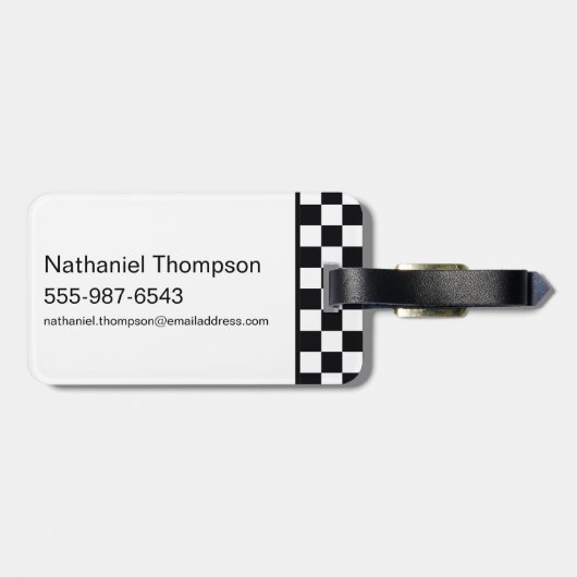 スケーターガールスーパーガールハートSシールド ラゲッジタグ (裏面横)