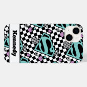 スケーターガールスーパーガールハートSシールド Case-Mate iPhoneケース (裏面 (横))