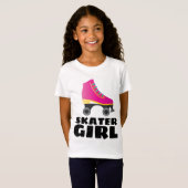 スケーターガール キッズTシャツ Tシャツ (正面フル)