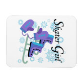 スケーターガール マグネット (横)