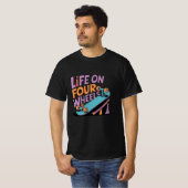 スケータースタイルクールとデザイン Tシャツ (正面フル)