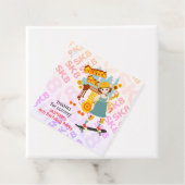 スケーターパークおもしろいガールバースデーパーティー フェイバータグ (インサイチュ)