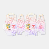 スケーターパークおもしろいガールバースデーパーティー フェイバーボックス (折り畳みなし)