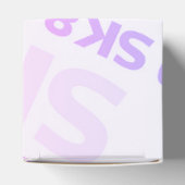 スケーターパークおもしろいガールバースデーパーティー フェイバーボックス (上部)