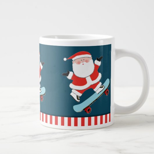 スケーターパーソナライズされたホリデーギフトジャイアントコーヒーマグ ジャンボコーヒーマグカップ (右)