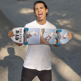 スケーターモダンパパフォトコラージュ スケートボード