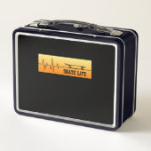 スケーターライフスケートボードスケートボーダースケートボード メタルランチボックス (裏面)