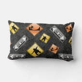 スケーターロードシンボルや象徴 ランバークッション (裏面)