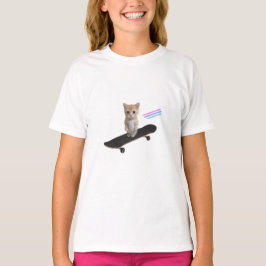 スケーター猫Tシャツ Tシャツ