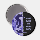 スケーター磁石 マグネット (正面/裏面)