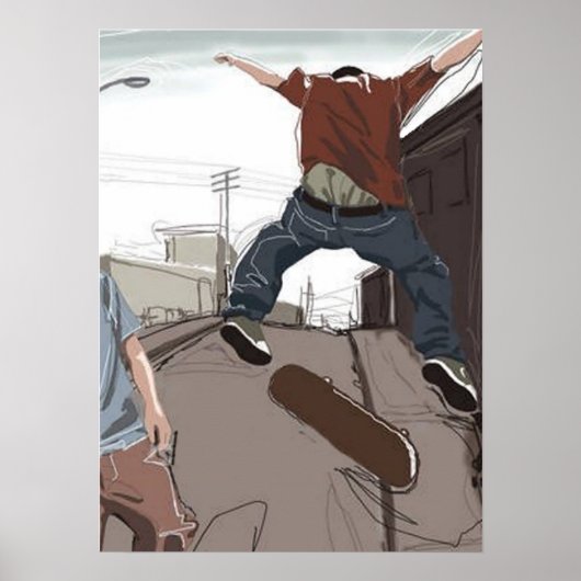スケーター通りポスター ポスター (正面)