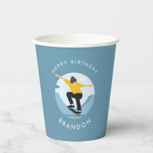 スケーター スケートボード シルエット 名前 子供 誕生日