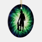 スケーター；スケートボード セラミックオーナメント (右)