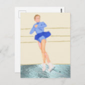 スケーター・ピルーエット ポストカード (正面/裏面)