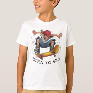 スケーター・ボーイ・スケートボード Tシャツ