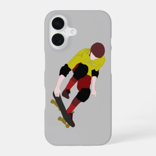 スケーター iPhone 16ケース (裏面)