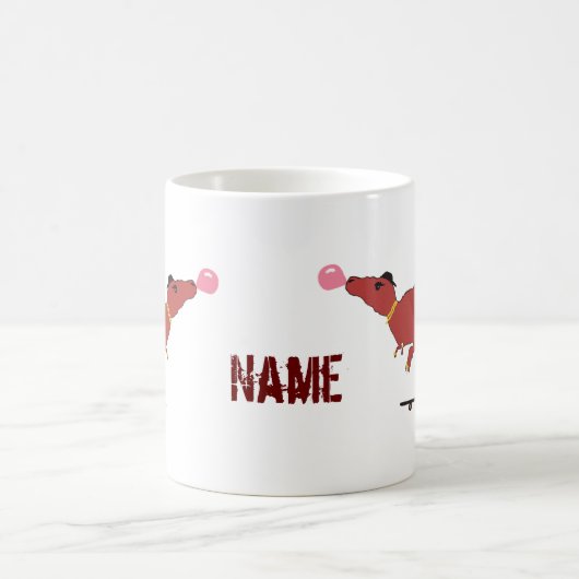 スケーターTレックス コーヒーマグカップ (中央)