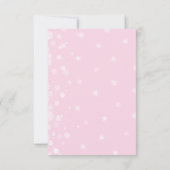 「スケートしよう」姿アイススケートで滑る誕生日パーティー 招待状 (裏面)