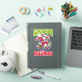 スケートするスキビディ リズム サンタ シール (iPadカバー)
