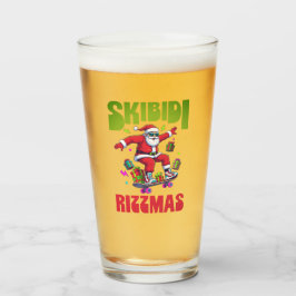 スケートするSkibidi Rizzmasサンタ タンブラーグラス