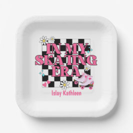 スケートで八誕生日に ペーパープレート