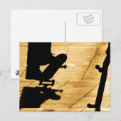 スケートで滑ること ポストカード (正面/裏面)