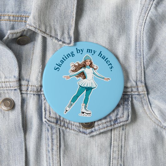 「スケートで滑るは僕の持ち主が」 アイススケーターボタン 缶バッジ (インサイチュ)